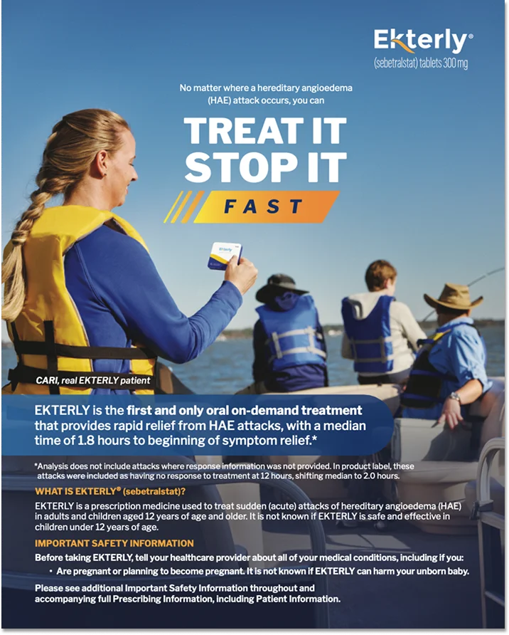 EKTERLY® (sebetralstat) patient brochure