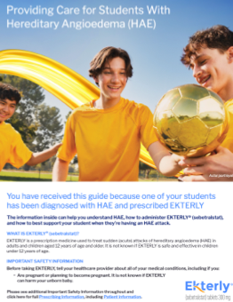 EKTERLY® (sebetralstat) school nursing guide