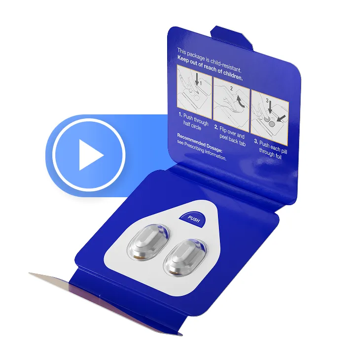 How to open the EKTERLY pack